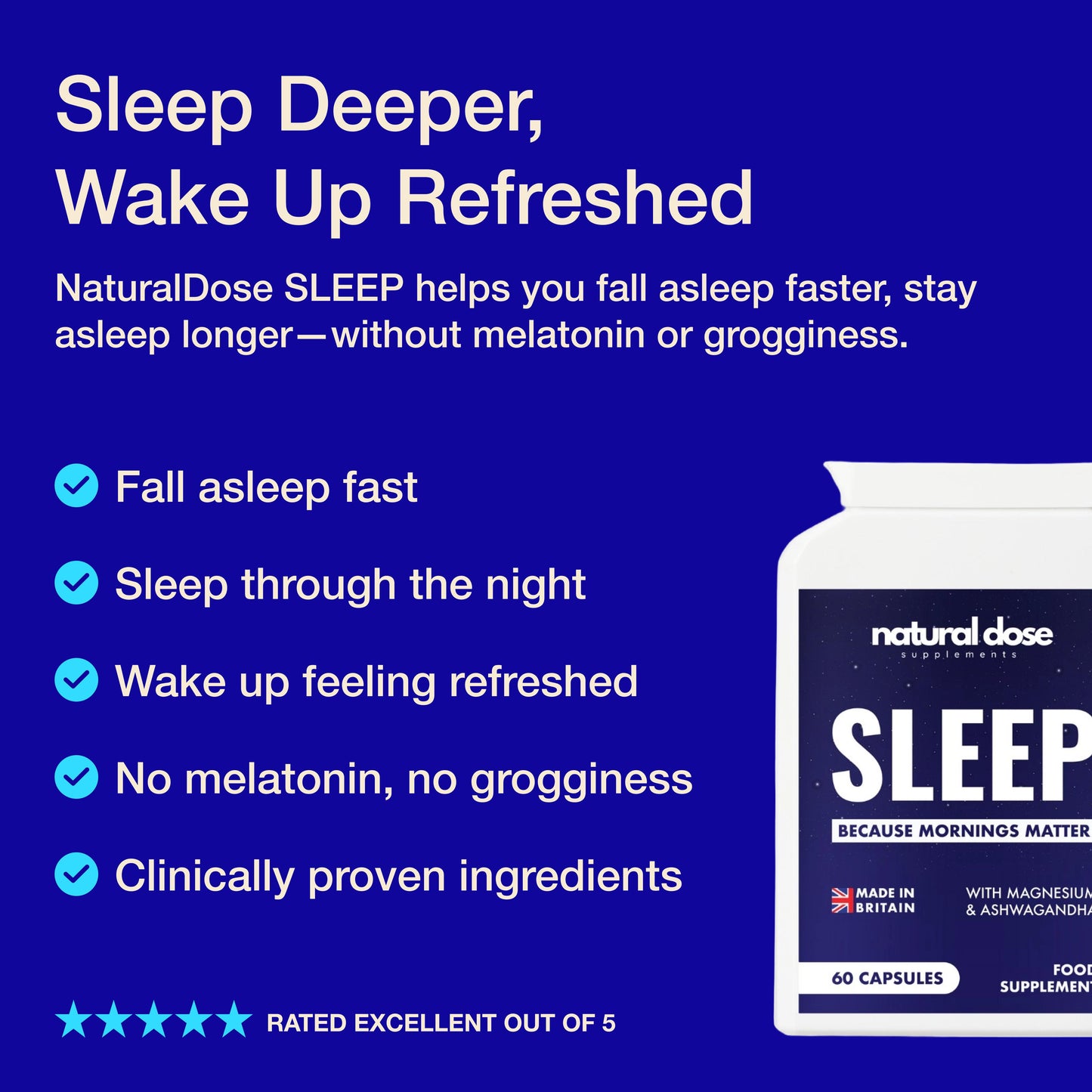 Natural Dose SLEEP - 100% Natural formula