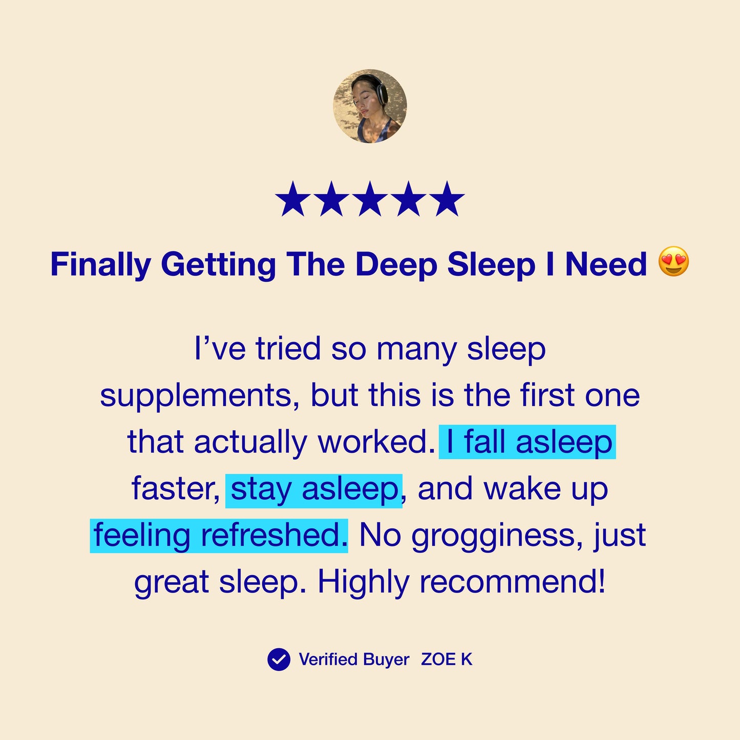 Natural Dose SLEEP - 100% Natural formula